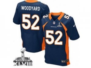 Nike denver broncos #52 woodyard blue[2014 Super Bowl XLVIII Elite