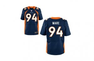 Nike Denver Broncos #94 WARE blue Jerseys( Elite)