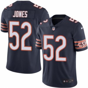 Mens Nike Chicago Bears #52 Christian Jones Limited Navy Blue Rush NFL Jersey