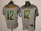 nfl Green Bay Packers #12 Aaron Rodgers Gray shadow