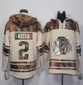 Mens Chicago Blackhawks #2 Duncan Keith Cream Camo Stitched NHL Jersey