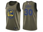 Men Nike Golden State Warriors #30 Stephen Curry Green Salute to Service NBA Swingman Jersey