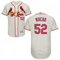 2016 Men St. Louis Cardinals #52 Michael Wacha Majestic Cream Flexbase Authentic Collection Player Jersey