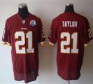 Nike Redskins #21 Sean Taylor Red With Hall of Fame 50th Patch NFL Elite Jersey