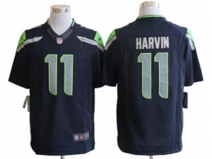 Nike NFL Seattle Seahawks #11 Percy Harvin Blue Jerseys(Limited)