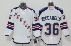 NHL New York Rangers #36 Mats Zuccarello White Jerseys(2014 Stadium Series)