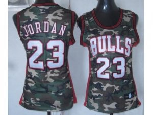 women nba chicago bulls #23 jordan camo