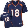 nfl Women Denver Broncos #18 Manning blue