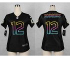 Nike women jerseys green bay packers #12 rodgers black[nike fashion]