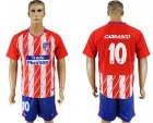 2017-18 Atletico Madrid 10 CARRASCO Home Soccer Jersey