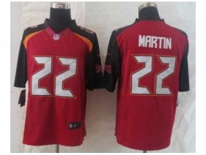 Nike tampa bay buccaneers #22 martin red jerseys[limited 2014 new]