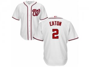 Youth Majestic Washington Nationals #2 Adam Eaton Authentic White Home Cool Base MLB Jersey