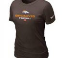 Women Danver Broncos Brown T-Shirt