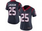Women Nike Houston Texans #25 Kareem Jackson Vapor Untouchable Limited Navy Blue Team Color NFL Jersey