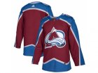 Men Adidas Colorado Avalanche Blank Burgundy Home Authentic Stitched Custom Jersey