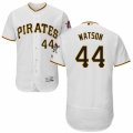 Men's Majestic Pittsburgh Pirates #44 Tony Watson White Flexbase Authentic Collection MLB Jersey