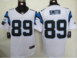 Nike NFL carolina panthers #89 steve smith white Elite jerseys