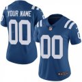 Womens Nike Indianapolis Colts Customized Royal Blue Team Color Vapor Untouchable Limited Player NFL Jersey