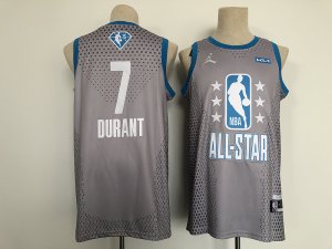 Nets #7 Kevin Durant Gray 2022 NBA All-Star Jordan Brand Swingman Jersey