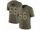 Men Nike Philadelphia Eagles #56 Chris Long Limited Olive Camo 2017 Salute to Service NFL Jersey