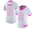 Women's Nike Denver Broncos #12 Paxton Lynch Limited Rush Fashion Pink NFL Jersey