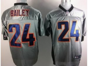 Nike NFL Denver Broncos #24 Champ Bailey Grey Shadow Jerseys