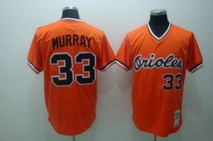 mlb baltimore orioles #33 murray m&n orange