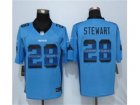 Nike Carolina Panthers #28 Jonathan Stewart Blue Alternate Mens Stitched NFL Limited Strobe Jersey