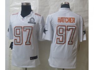 2014 Pro Bowl Nike Dallas Cowboys #97 Hatcher white Jerseys(Elite)