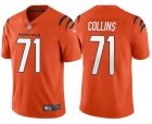 Nike Bengals #71 La'el Collins Orange Vapor Limited Jersey