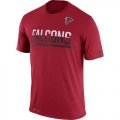 Mens Atlanta Falcons Nike Practice Legend Performance T-Shirt Red