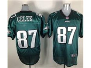 Nike nfl Philadelphia Eagles #87 Brent Celek Green (Elite)