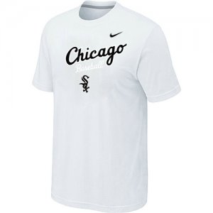 Nike MLB Chicago White Sox 2014 Home Practice T-Shirt - White