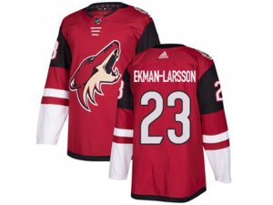 Youth Adidas Phoenix Coyotes #23 Oliver Ekman-Larsson Maroon Home Authentic Stitched NHL Jersey