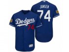 Mens Los Angeles Dodgers #74 Kenley Jansen 2017 Spring Training Flex Base Authentic Collection Stitched Baseball Jersey