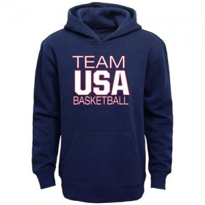 Youth Team USA Basketball National Governing Body Pullover Hoodie Navy