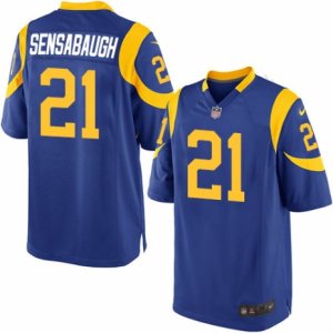 Mens Nike Los Angeles Rams #21 Coty Sensabaugh Game Royal Blue Alternate NFL Jersey