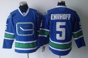 nhl vancouver canucks #5 ehrhoff blue[3rd]