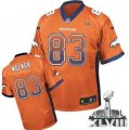 Nike Denver Broncos #83 Wes Welker Orange Team Color Super Bowl XLVIII NFL Elite Drift Fashion Jersey