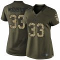 Women's Nike San Diego Chargers #33 Dexter McCluster Limited Green Salute to Service NFL Jersey