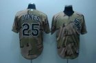 mlb chicago white sox #25 jones camo