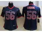 Nike Women Houston Texans #56 Cushing Blue Jerseys(Drift Fashion)