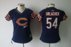 2011 Women's Field Flirt Fashion nfl chicago bears #54 urlacher blue