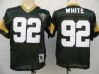 nfl green bay packers #92 white green[75th]