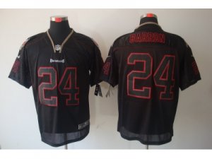 Nike NFL Tampa Bay Buccaneers #24 Mark Barron Black Jerseys[Lights Out Elite]