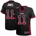 Womens Nike Atlanta Falcons #11 Julio Jones Limited Black Drift Fashion NFL Jersey