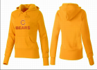 Women Chicago bears Logo Pullover Hoodie-088