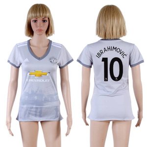 2017-18 Manchester United 10 IBRAHIMOVIC Third Away Women Soccer Jersey