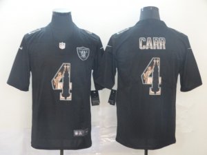 Nike Raiders #4 Derek Carr Black Statue Of Liberty Limited Jersey