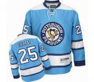 nhl pittsburgh penguins #25 talbot blue